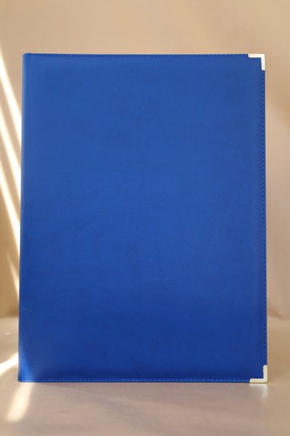 A3 Thermo Leather Certificate Holder Document Presentation File with 1 Side Pocket