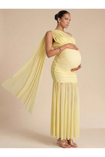 Rochie maxi, galbenă - L