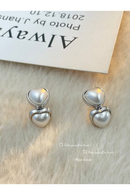 Heart Drop Earrings