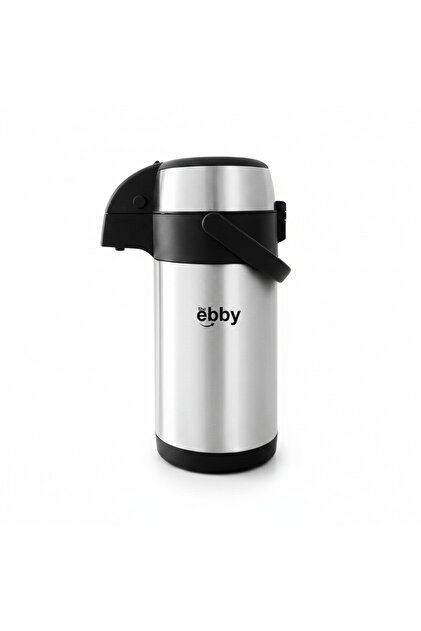 The Ebby Üstten Basmalı Çelik Termos 4 lt