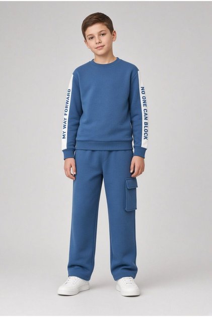 Block Yazili Men's Children's Suit