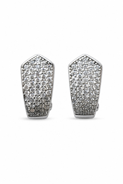 Zircon Stone Stylish Design Bijouterie Earrings for Women, Suitable for Daily and Evening Wear