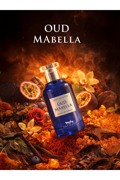 Oud Mabelle Extrait De Parfum 100ml | Passionfruit & Saffron | Oud, Leather, Woods & Amber | Exotic Unisex Fragrance