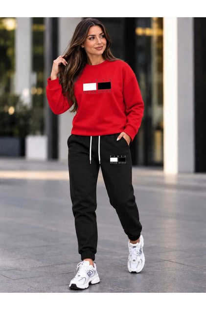 ✨ Unisex Stylish Tracksuit Set – Zero Collar Sweatshirt & – Casual Comfortable Combination
