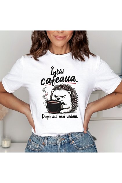 Μπλουζάκι "Καφές Πρώτα "