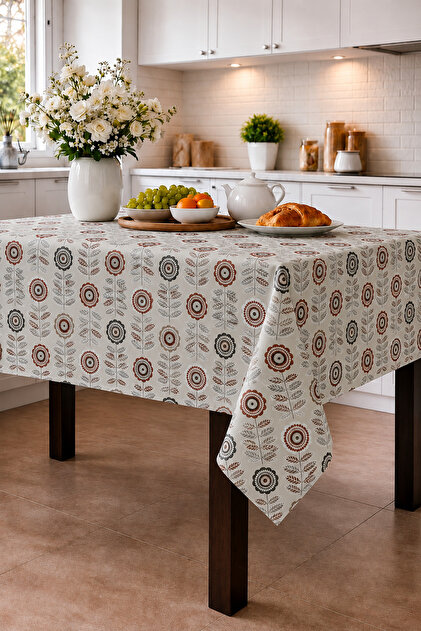 Oilcloth Fine Fiber Tablecloth – Waterproof, Stain-Resistant, Easy to Clean Pvc