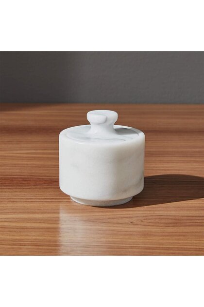 French Kitchen Marble Salt Shaker, Stylish and Functional