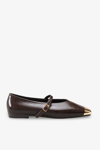 Cassia Women's Ballerinas - Brown Rustic