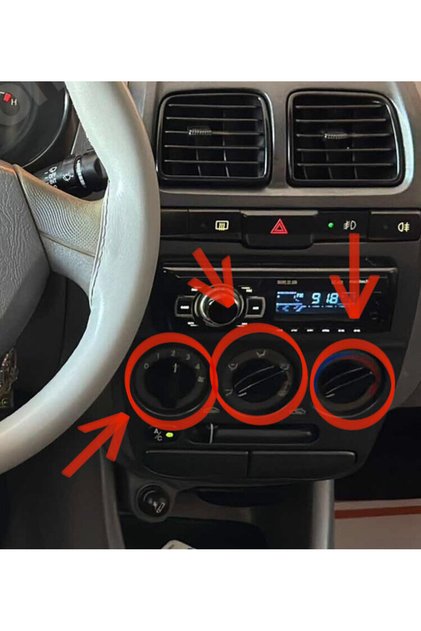Hyundai accent admina kalorifer düğmesi