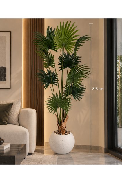 9 Branches 215cm Length Paperbark Tree