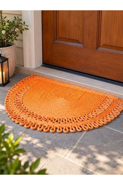 Jute Door Front Welcome Mat Custom Pattern Wicker Mat Innovative for Your Spaces