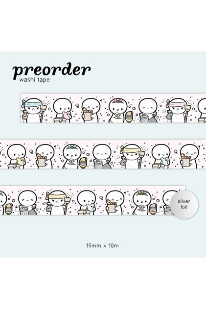 G13-The Coffee Monster Washi Tape Chores 3.0