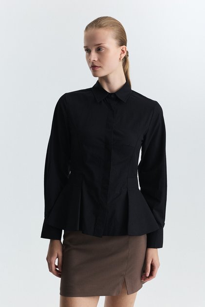 Pens Detaylı Slim Fit Gömlek