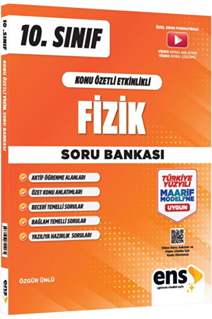 10. Sınıf Fizik Konu Özetli Etkinlikli Soru Bankası 2027