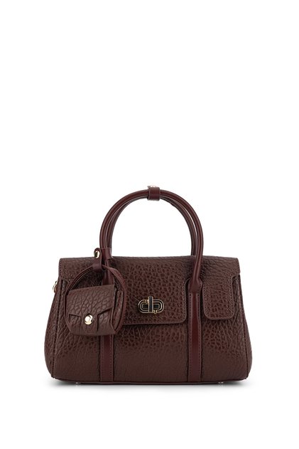 Women's Faux Leather Burgundy Shoulder Bag