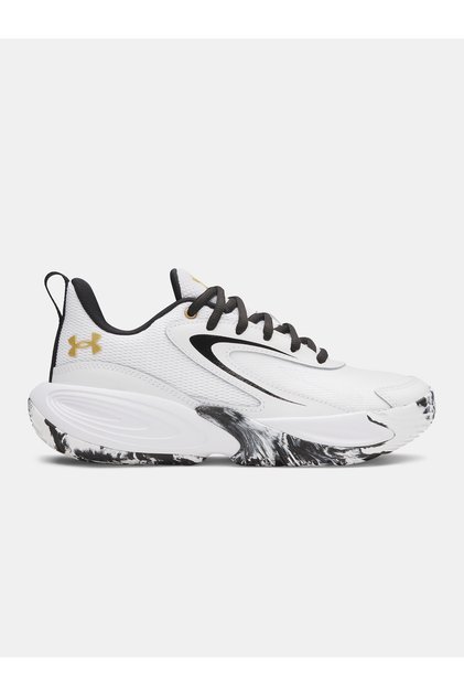 UA GS Lockdown 8 - Pantofi unisex, Alb