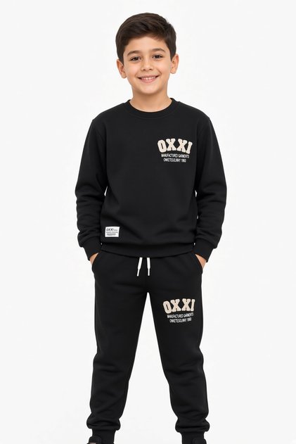Oxxi Embroidered Printed Boys' Suit
