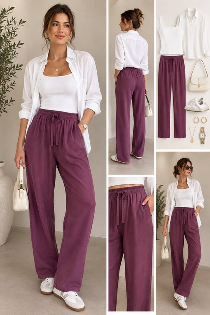 MEVSİMLİK TENSEL PANTOLON