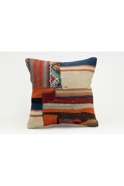Handmade Old Kilim Rug Vintage Made in the 1930S, 1940S, 40X40 cm