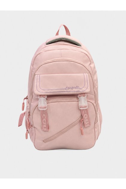 Unisex Multi-Compartment Orthopedic School Backpack with Buckles and Zipper Closure, Daily Travel and Laptop Backpack