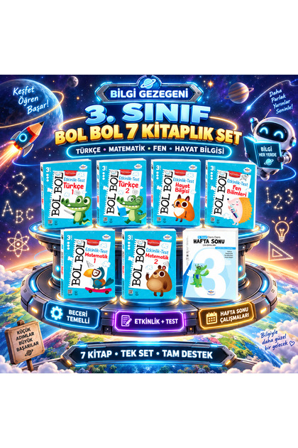 Öğretmen Evde ÖĞRETMENEVDE YAYINCILIK 3.SINIF SÜPER İDEAL SET 2025