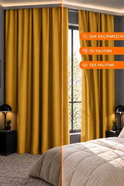 Blackout Background Curtain | Blackout | Extrafoam Drawstring Use | Custom Size | Rich Color Options