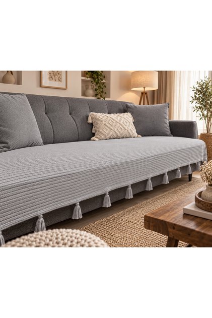 100% Cotton Fine Woven Knitted Cotton, Cotton Tufted Sofa Cover 100X230 cm