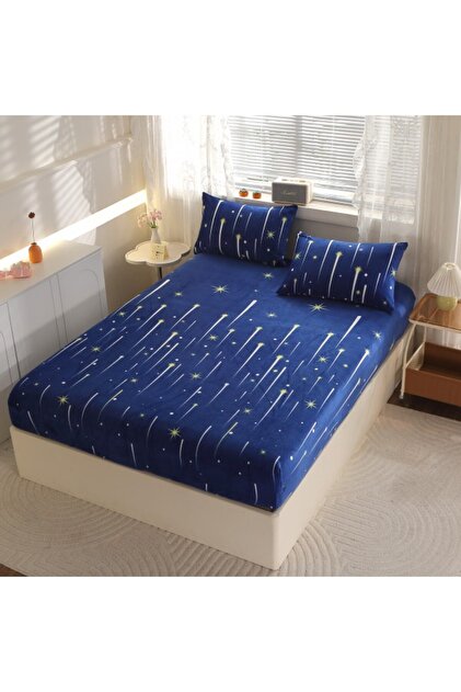 Cocolino Cearșaf cu elastic + 2 fețe de pernă 180 x 200 x 25 cm