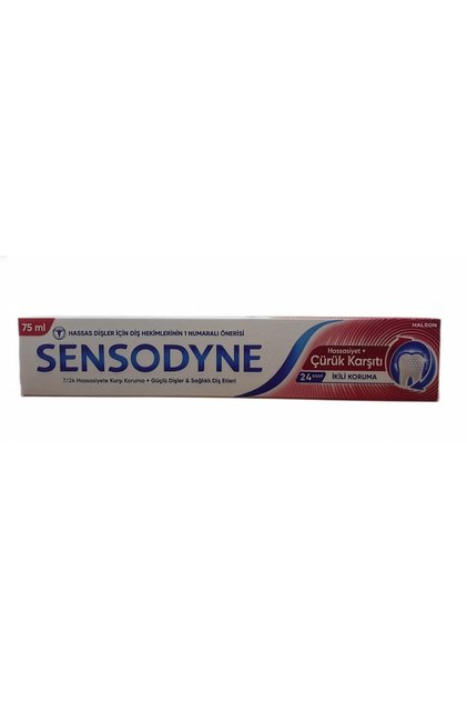 HASSASİYET + ÇÜRÜK KARŞITI İKİLİ KORUMA DİŞ MACUNU 75 ML