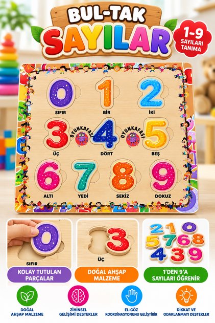 Children's Educational Find-Pair Puzzle 3 mm Wooden Base 5 mm Soft Eva – Preschool Matching Game Variant