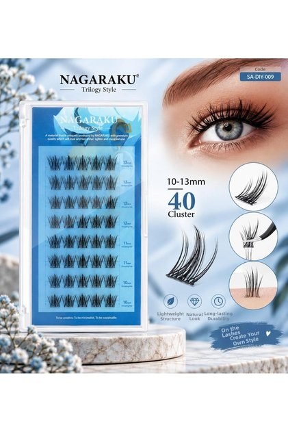 Nagaraku False Eyelashes Types 53 Models with Variants