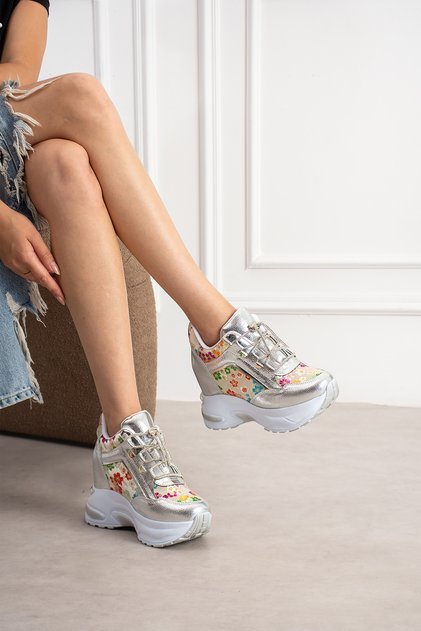 Dnr-429-1 Floral Patterned Tied Sportswear