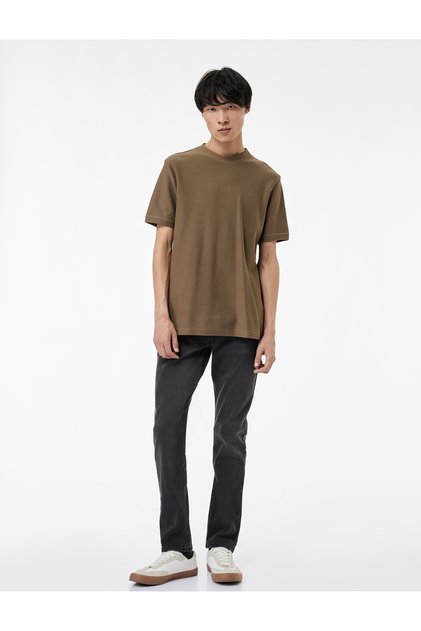Pantaloni de blugi pentru bărbați Brad 6Sam40070Nd NEGRU