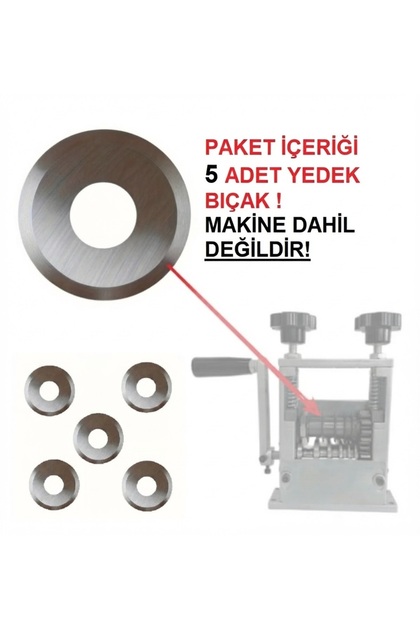 Kablo Soyma Makinesi Yedek Bıçak Seti (5 Adet) MAKİNE DAHİL DEĞİLDİR!!!