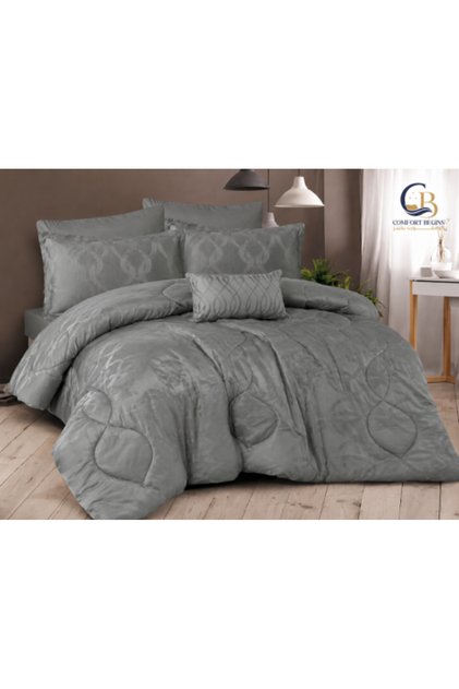 Lina Jacquard Double Bedspread - 7 Pieces