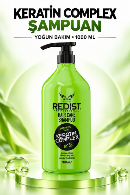 Keratin Shampoo - Repairing and Strengthening Care (1000 ml)