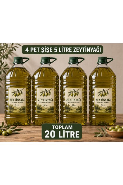 Riveria zeytinyağı 5lt 4 adet