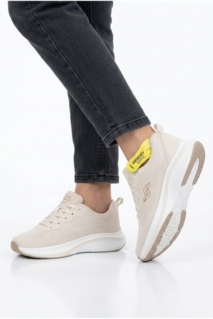 32751 Beige Women's Casual Sneaker Comfort Sole Sports Shoes