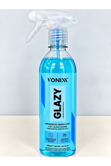 GLAZY 4'ü 1 Arada Cam Temizlik. Bakım ve Koruma Ürünü – 500ml