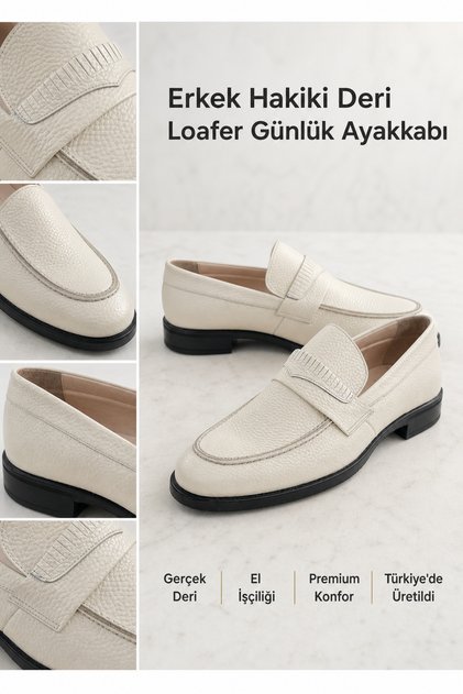 Men's Genuine Leather Loafer Casual Shoes