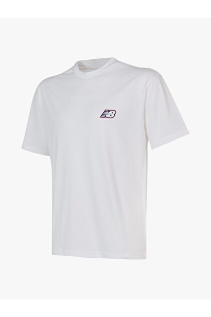 Tricou bărbătesc alb NB Lifestyle - MNT1647