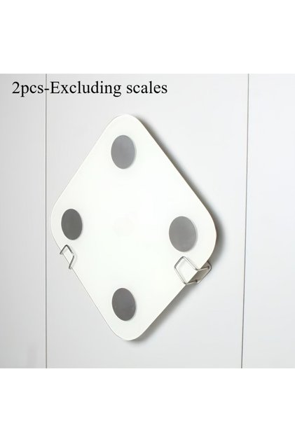 silvery-2pcs Wall-Mounted Weight Scale Holder, Load Capacity 3kg for Bathroom, Home, Gym, For Variou