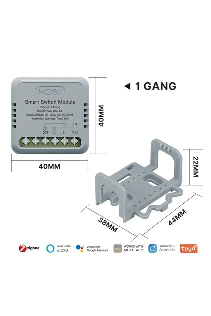 Zigbee 1 gang Switch Mini Tuya WiFi/Zigbee Smart Switch/Dimmer Module DIY Module Light Swi