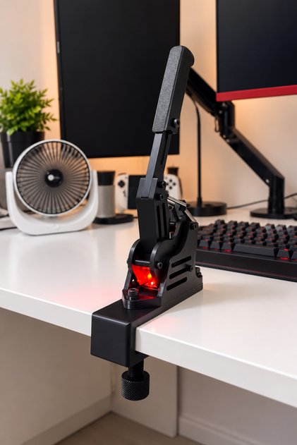 3D Baskı PC Simülasyon El Freni | Masa Aparatı ve Sim Racing Stand Uyumlu
