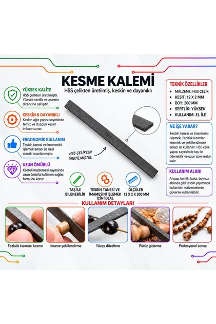 Kesme Kalemi 12X2Mm (Hss)