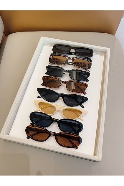 8PCS-C1-L [Quality Pc]8Pcs/14Pcs Women's Mixed Fashion Glasses Set/Chic Black, Tortoiseshell and Leo