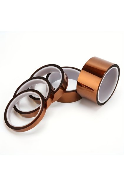 10mm 0.05mm 33M Brown 5-50mm High Temperature Tape PI Polyimide Adhesive Insulating Adhesive Tape He