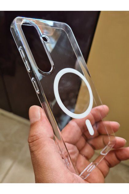 Samsung Galaxy A26 5G MagSafe Sararmaz Sert PC Kılıf | Ultra İnce Hafif | Kristal Şeffaf Mika Arka Kapak
