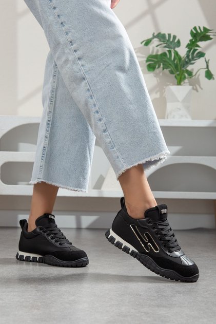 Valenza Parachute Orthopedic Sneaker Black
