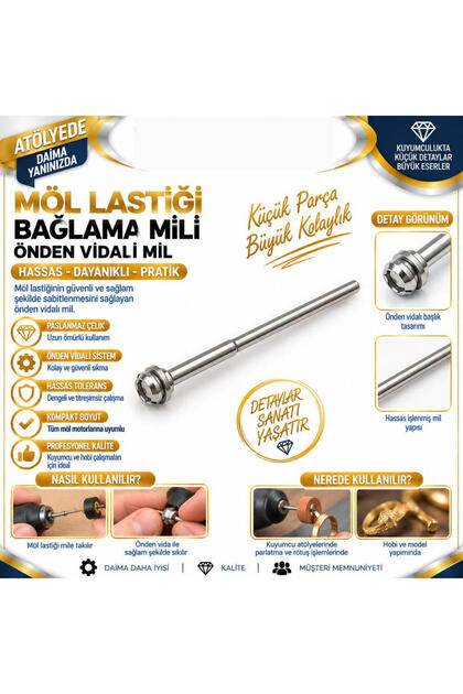 Möl Lastiği Bağlama Mili